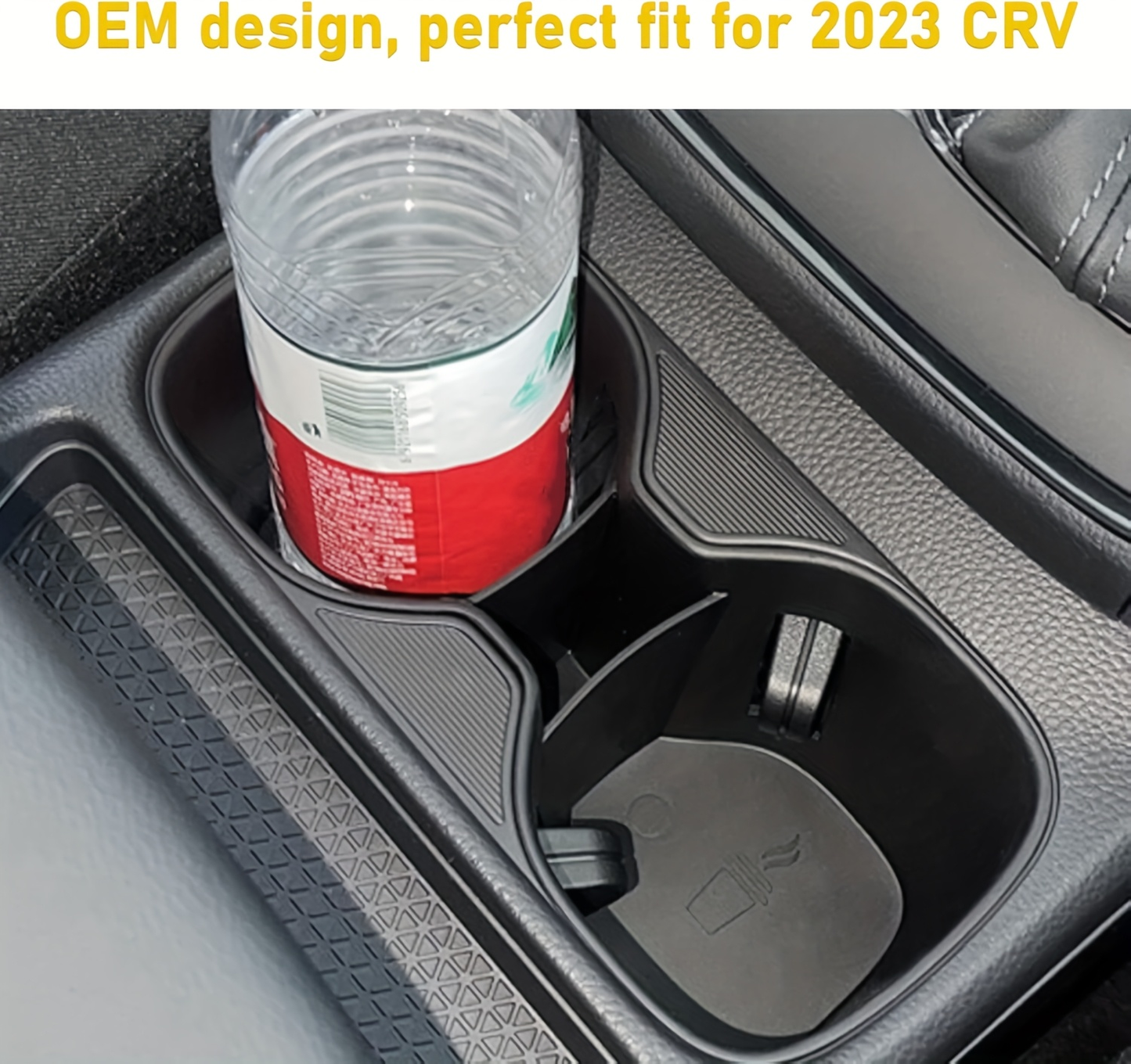 Cupholder liners for 2023-2025 Honda CR-V models, including the center console cupholders.