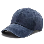 Retro washed baseball cap, solid color washed casual sports cap