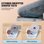 Washable and dry mop bucket set, 360° rotating flat mop.