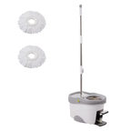 Foot-operated rotating mop and bucket set, 360° rotating floor cleaning system