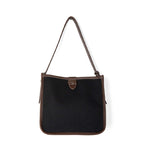 Leather Shoulder Bag Women Handbag With Small Pouch