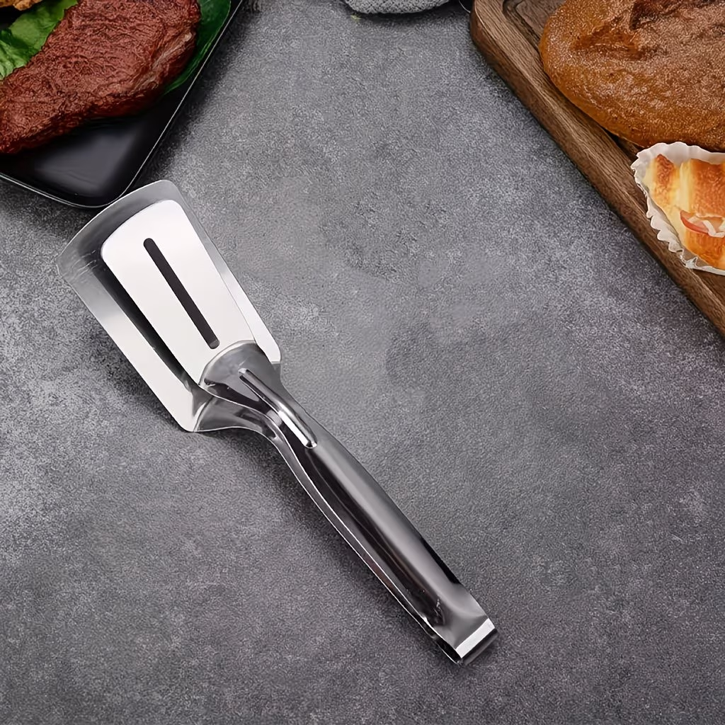 Stainless steel fish fryer and food clamp