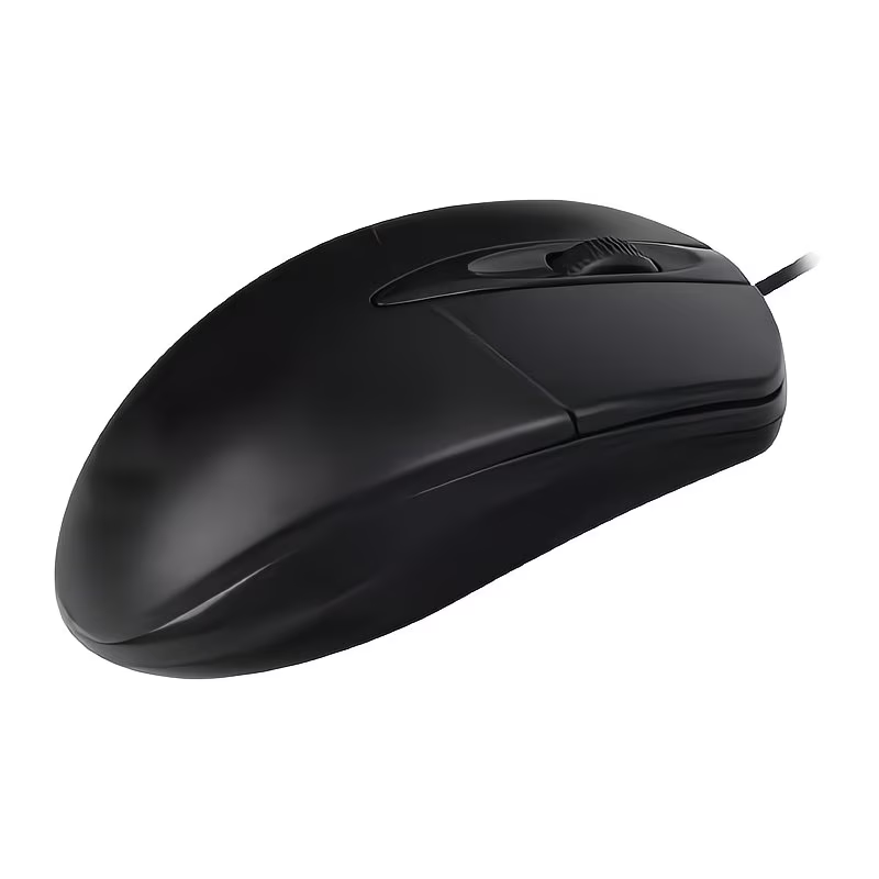USB optical wired mouse, laptop, home office mouse, anti slip scroll wheel