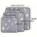 Pet training potty mats with cute cartoon dog and cat designs.