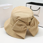 Women's Bow-Adorned Bucket Hat / Sun Hat