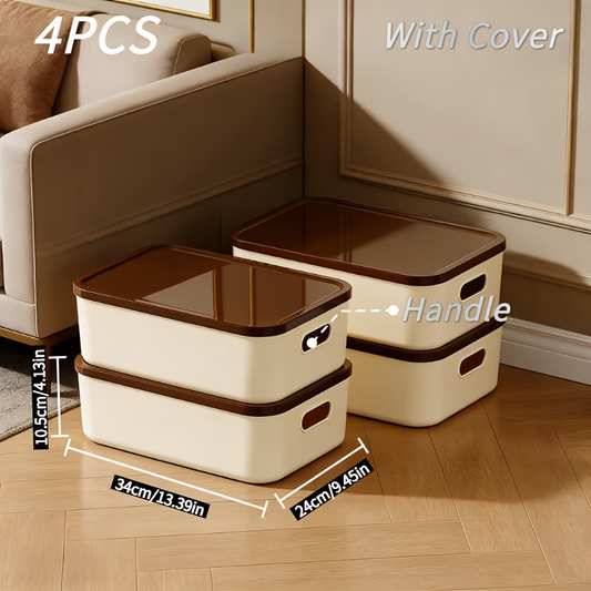 Four-piece storage box set – a simple and multifunctional storage solution