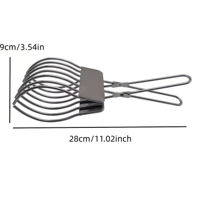 1 stainless steel meat clamp - used for grilling, slicing, and processing meat