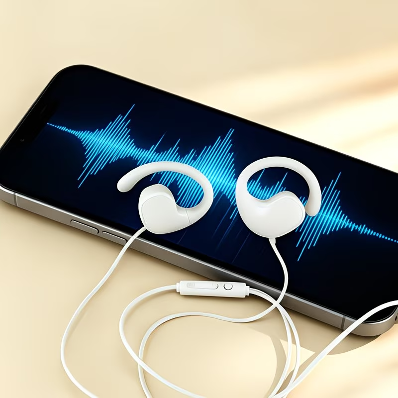 Plug and play wired headphones 3.5mm wired headphones round hole headphones