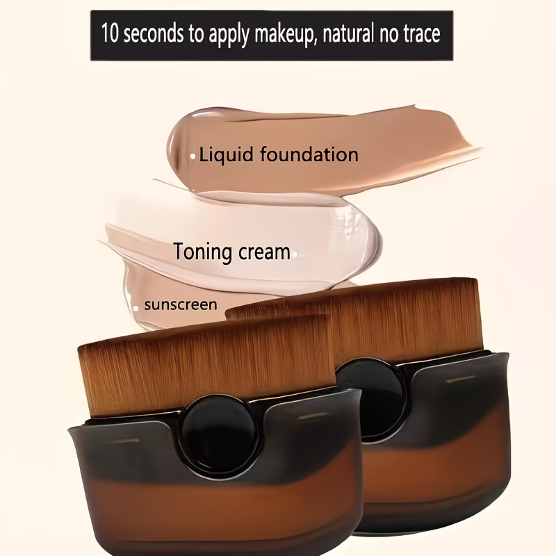 Professional liquid foundation make-up brush, non marking foundation make-up brush