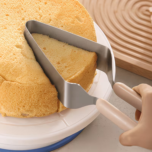 1 stainless steel cake holder, cake slicer