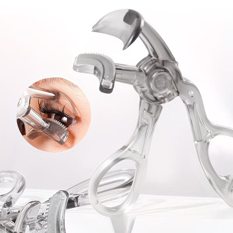 Portable borderless toothbrush style wide-angle sunflower eyelash curler