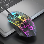 Ergonomic design, black with multi-color lighting, suitable for esports and business use