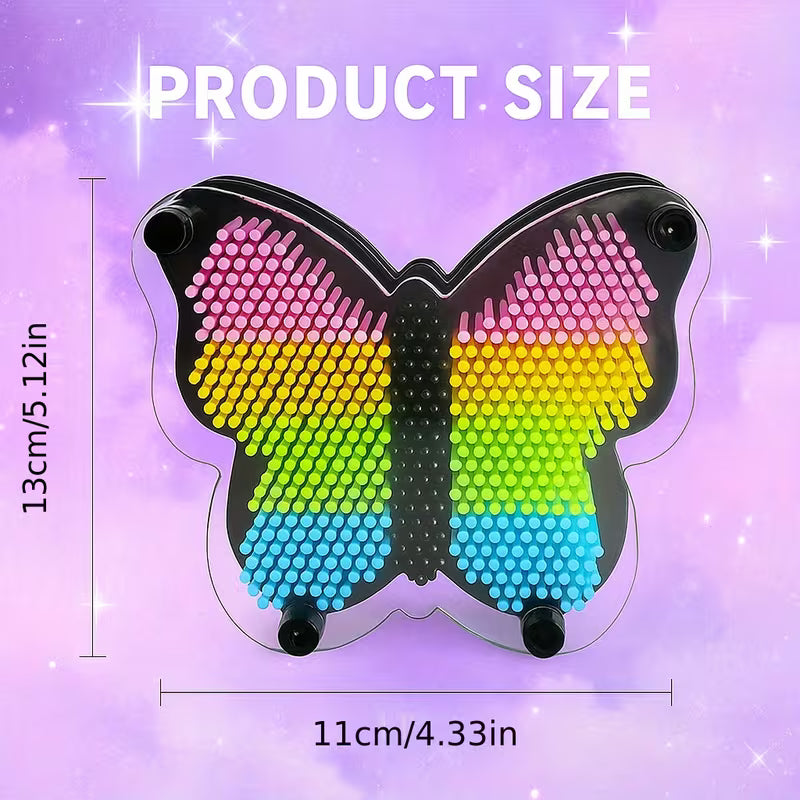 3 Colorful 3D handprint molds, fun magic needle tools