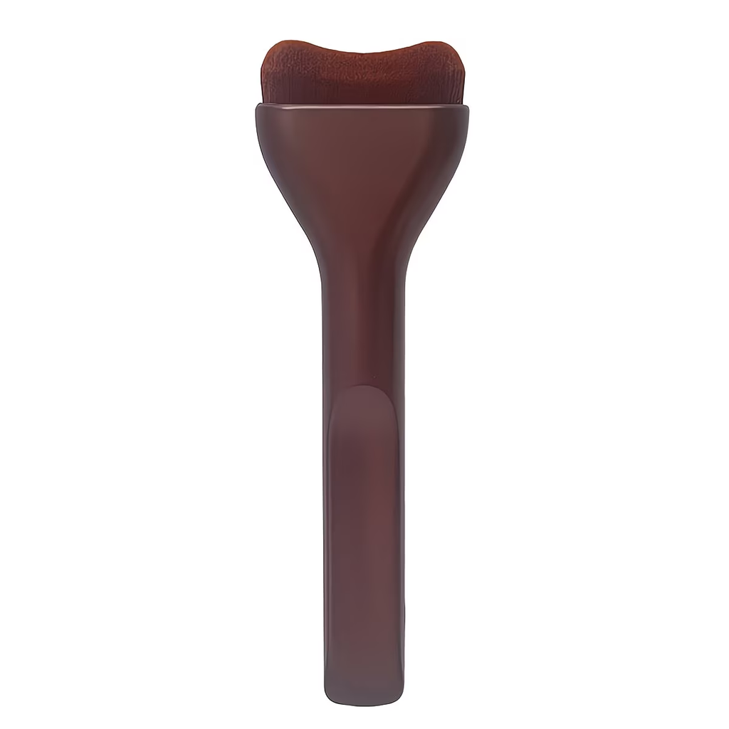 Nylon bristles, ABS plastic handle, ideal for facial and body makeup, suitable for all skin types