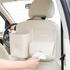 Car trunk storage rack with multi-functional hooks