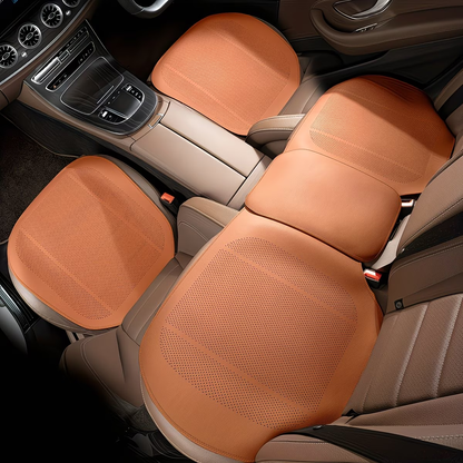 Nappa Car Seat Cushions, Front and Rear Seat Covers, Breathable and Form-Fitting, Four-Season Seat Covers, Car Interior Accessories