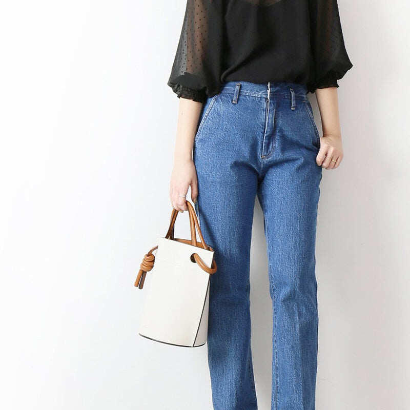 Newest Knot Design PU Large capacity Bucket bag handbags for women