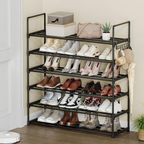 6 Tier Shoe Rack, Tall Capacity 30 Pairs Shoe Storage