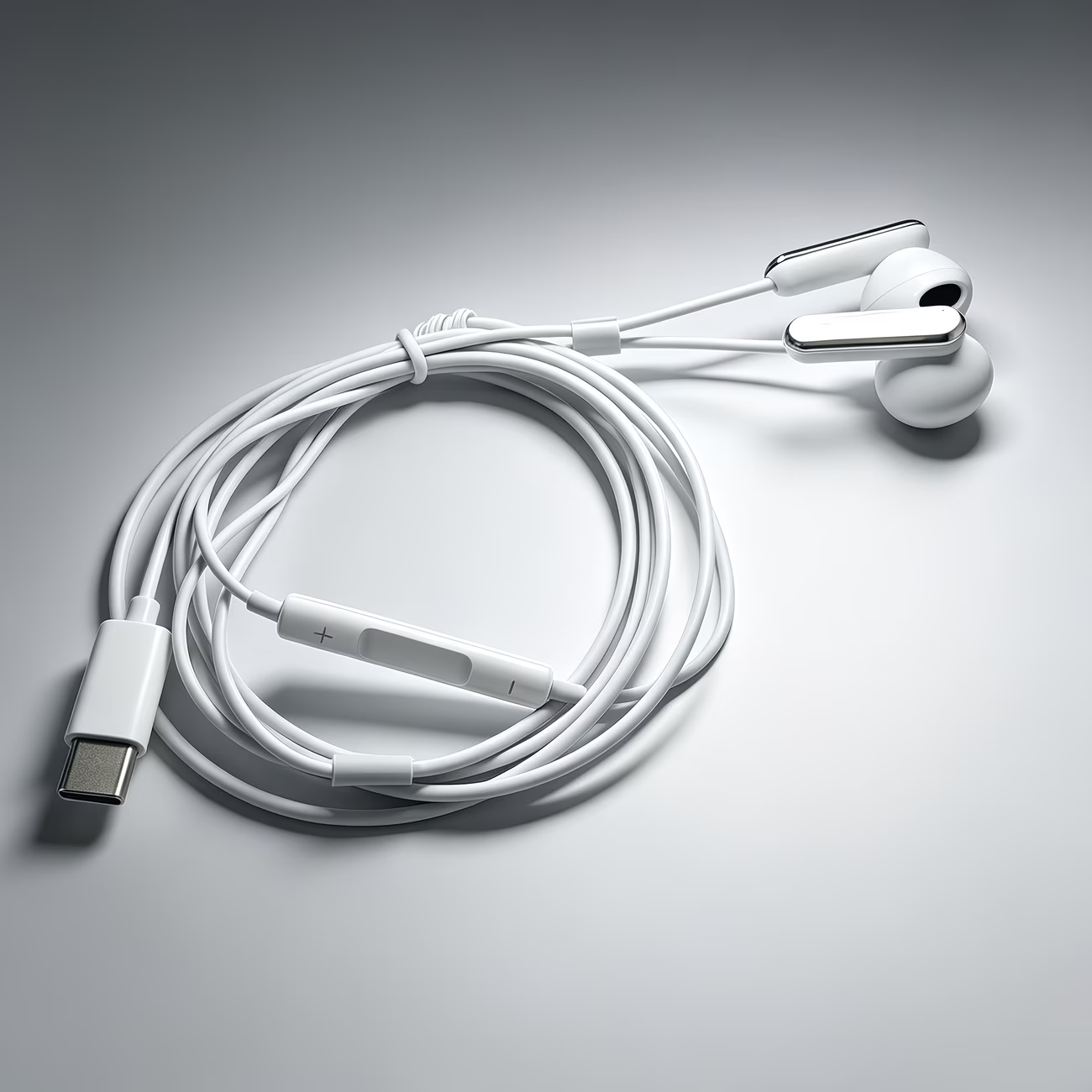 Wired earphones with high compatibility and direct connection design. Online microphone