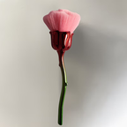 1 rose nail brush, soft hair, powder and powder blusher tool