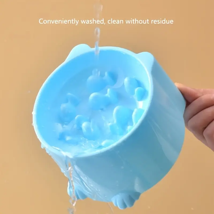 Anti-choking slow-feeding bowl, suitable for small and medium-sized cats and dogs