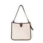 Leather Shoulder Bag Women Handbag With Small Pouch