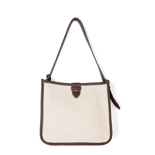 Leather Shoulder Bag Women Handbag With Small Pouch