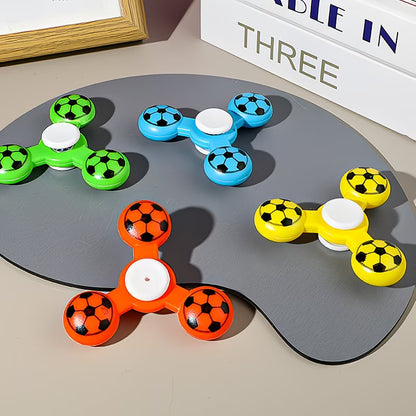 10 soccer ball-shaped fidget spinners, cute toys.