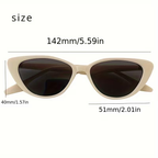 Stylish Cat-Eye Glasses Set for Men and Women - Retro Fashion Party