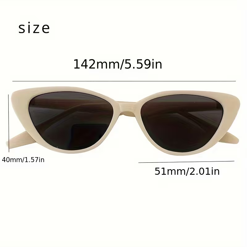 Stylish Cat-Eye Glasses Set for Men and Women - Retro Fashion Party