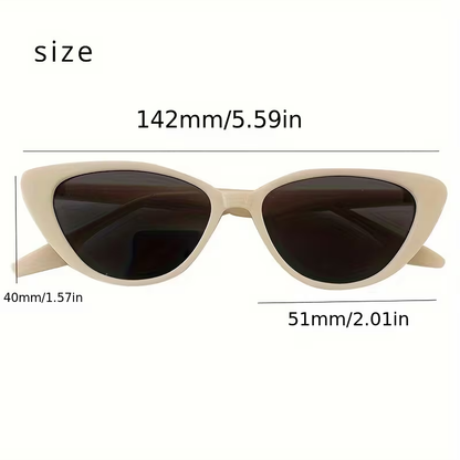 Stylish Cat-Eye Glasses Set for Men and Women - Retro Fashion Party