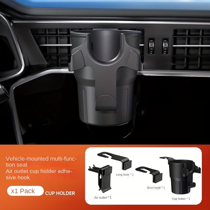 Car seat backrest, car cup holder hook, multi-functional phone holder
