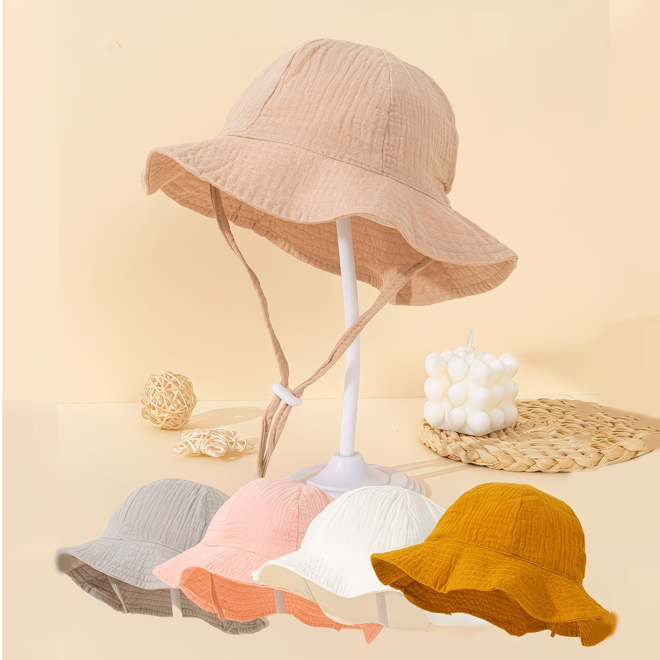 Unisex cute bucket hat
