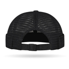 Men's Breathable Brimless Docker Hat – Lightweight Mesh Skull Cap for Summer Outdoor Wear