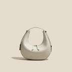 Female crescent bag leather round fresh underarm bag