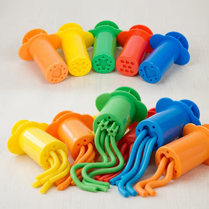 5-piece Colored Clay Extrusion Tool Set