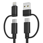 For iPhone 17 16 Pro 4 in 1 USB C Charger Cable