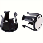 Two spill-proof car cup holders, suitable for coffee and water bottles.