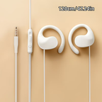 Plug and play wired headphones 3.5mm wired headphones round hole headphones