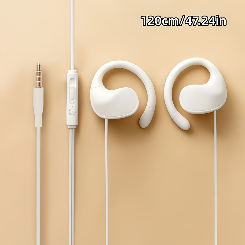 Plug and play wired headphones 3.5mm wired headphones round hole headphones