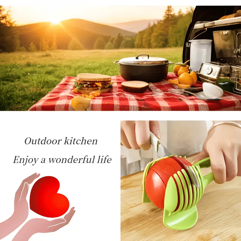 1 multifunctional ABS plastic vegetable and egg slicer