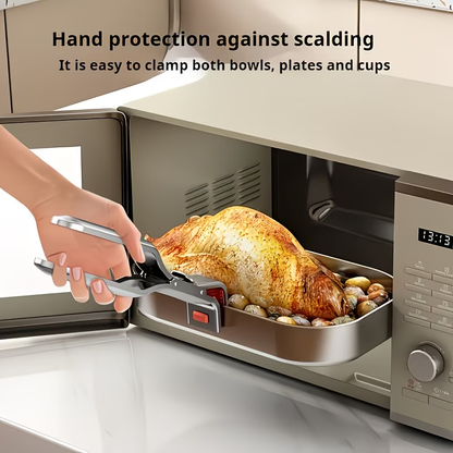 Stainless steel anti scald clip | Kitchen bowl elevator