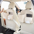 Car trunk storage rack with multi-functional hooks