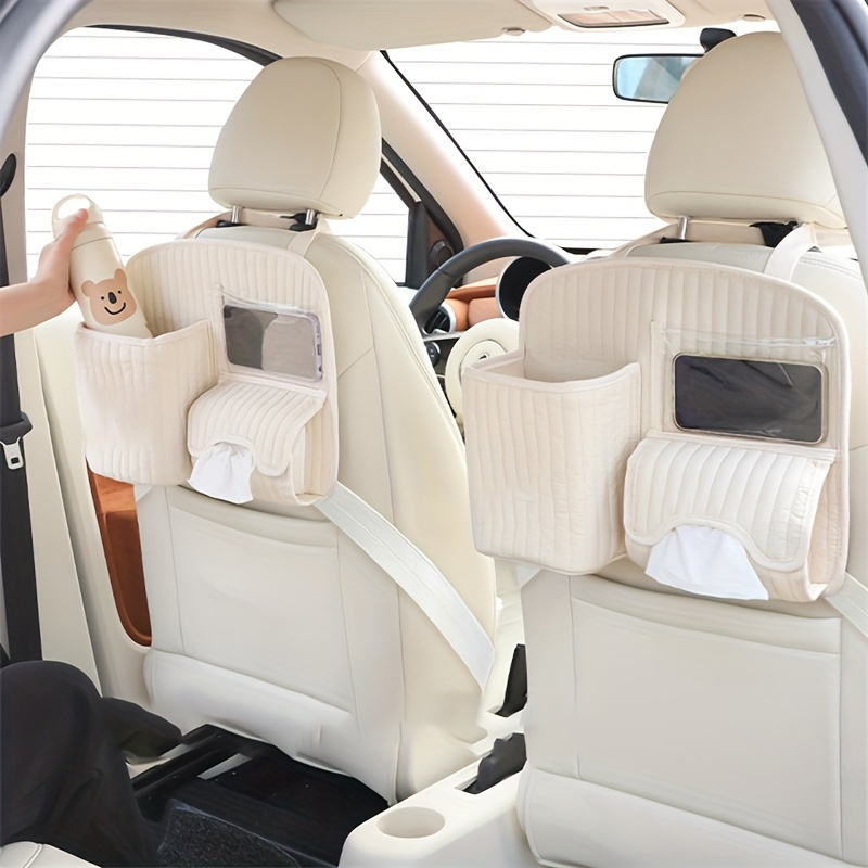 Car trunk storage rack with multi-functional hooks