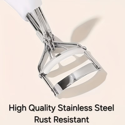 A professional eyelash curler with 10 replacement pads