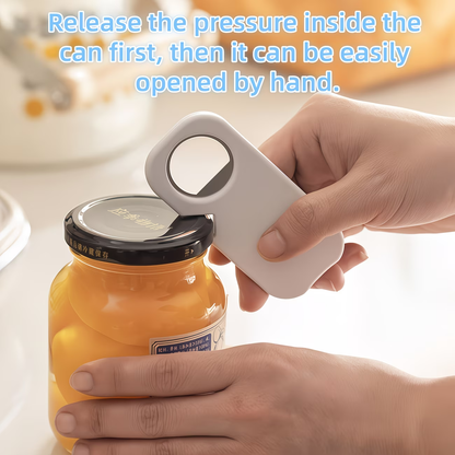 Stainless steel bottle opener, kitchen three in one bottle opener and jar