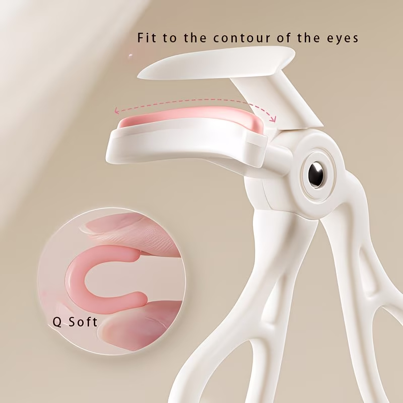 Portable wide-angle eyelash curler, long-lasting eyelash curler