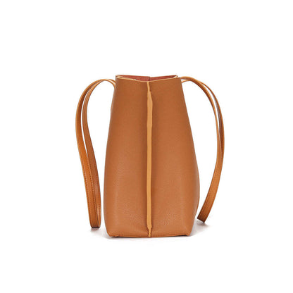 Women Genuine Leather Shopping Shoulder Bags