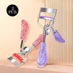2 pieces of eyelash curler with comb handle and false eyelash assist