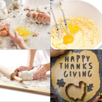 6-piece Thanksgiving Stainless Steel Cookie Mold Cake Baking DIY Tool Set